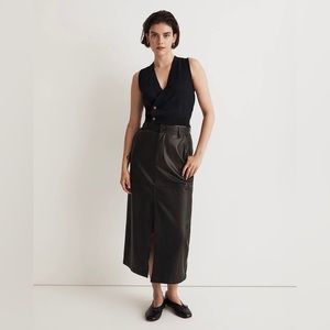 NWT Women’s Madewell Asymmetric-Button Sweater Vest, Size Small